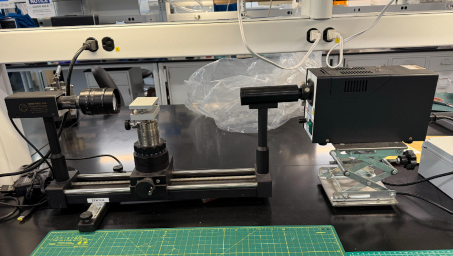 Contact angle (goniometer)